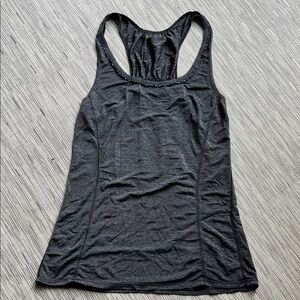 Lululemon Women's Size S/M Racer Back Gray Active Yoga Workout Tank Top